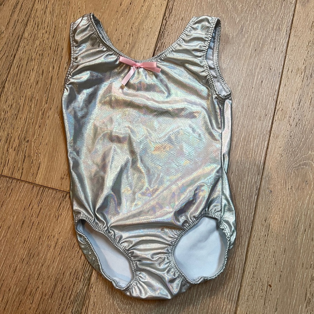 Great Pretenders Silver Leotard size 3-4